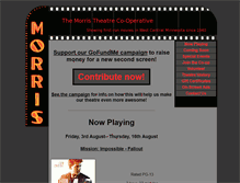 Tablet Screenshot of morristheatre.net